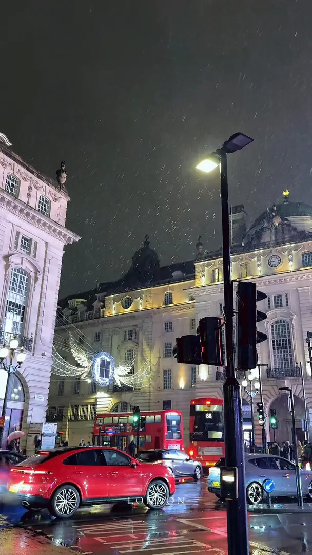 倫敦初雪❄️太美好了吧！