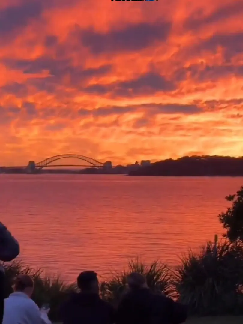 悉尼某天的火烧云☁️