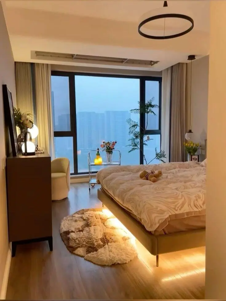 伦敦金丝雀码头｜高层带落地窗1b1b找租客