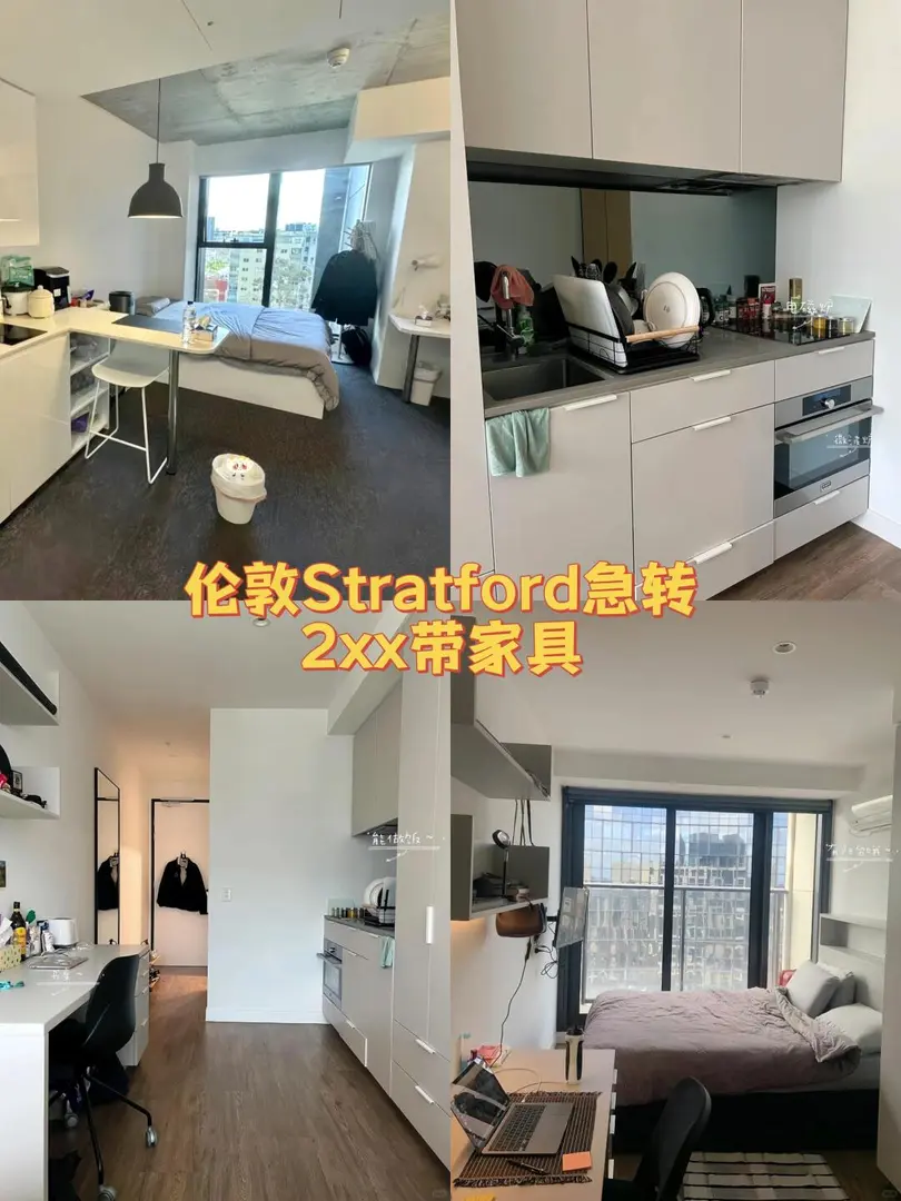 Startford急转一间studio｜带家具包bill