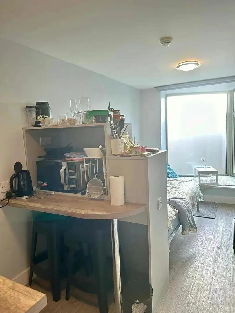 伦敦26fall，找了个带飘窗的studio，包bll