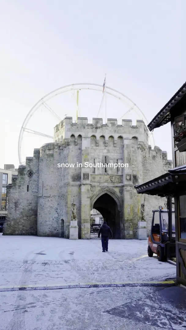 南安普顿下雪咯❄️