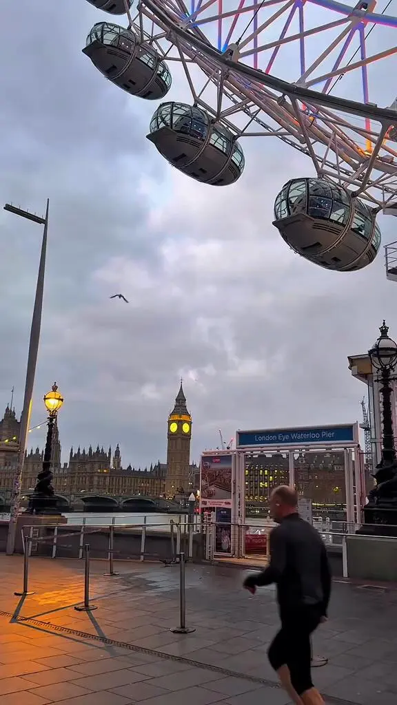 伦敦的阴天氛围