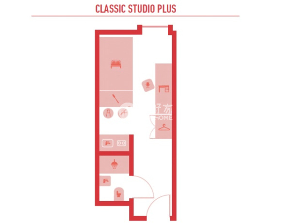 伯明翰学生公寓Studio招租