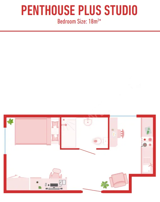 朴茨茅斯单身公寓租房[单身公寓]Crown Place Portsmouth