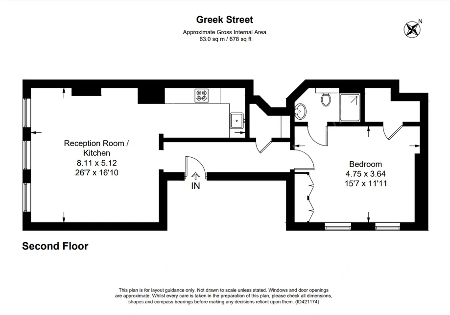 伦敦租房Student Luxe Flat 1, 6 Greek St