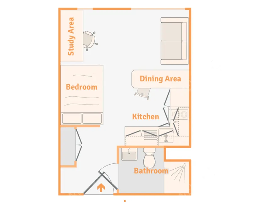 萊斯特租房Dover Street Apartment